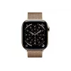Apple Watch Series 11 GPS + Cellular 46mm Gold Titanium Gehäuse mit Gold Milanese Loop - S/M (MFD74ZR/A)