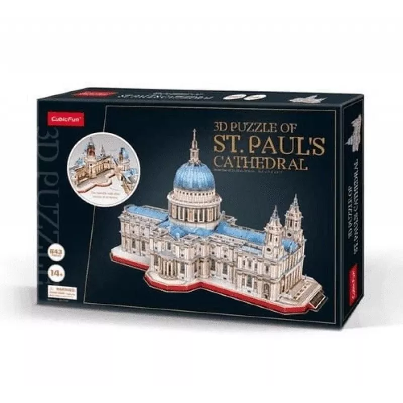 3D-Puzzle CubicFun St. Paul’s Cathedral Modell 306-20270 — Architektur-Replik-Bausatz