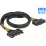 SAS-Kabel DeLOCK 85738 0,5 m 4 Gbit/s Schwarz