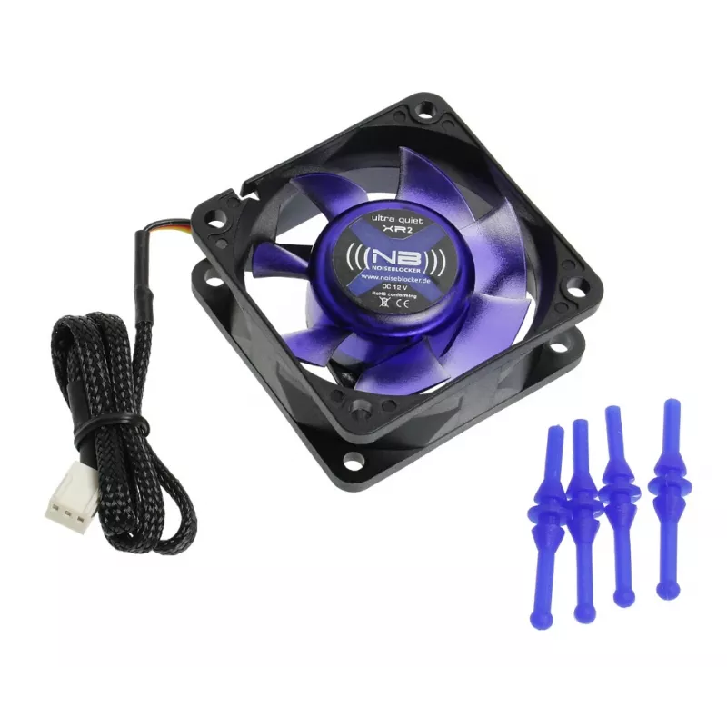 NOISEBLOCKER SchwarzSilentFan XR2 60mm Gehäuselüfter