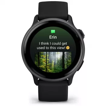 Garmin vívoactive 6 3,05 cm (1,2) AMOLED 42 mm Digital 390 x 390 Pixel Touchscreen Schwarz Wi-Fi GPS (Satellit)