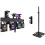 EUROLITE LED-Lichtset KLS Scan Pro Next Compact mit BPS-3 schwarzem Lautsprecherständer