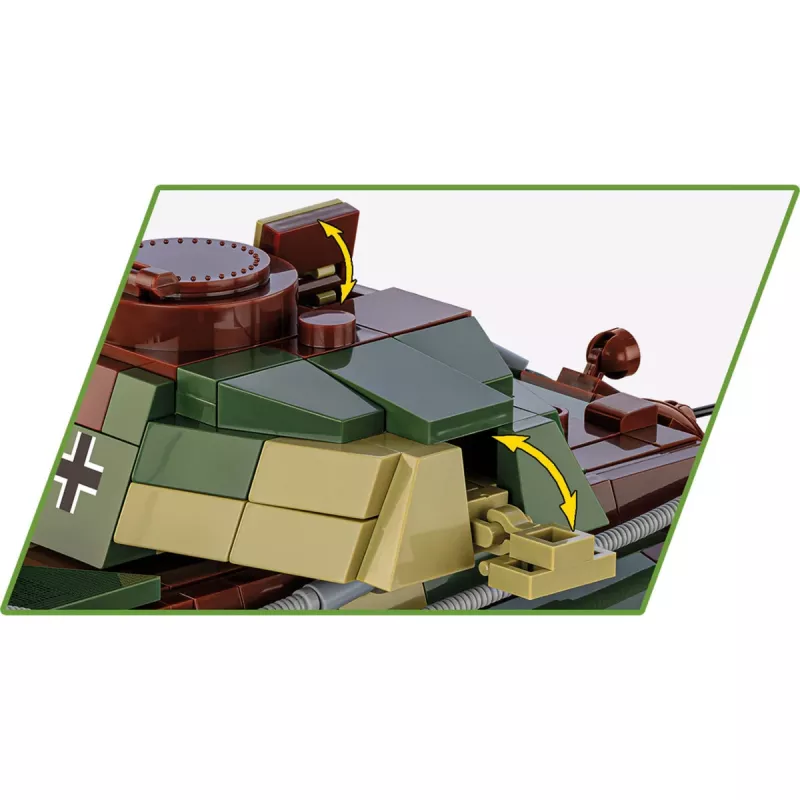 Bausteinset COBI Panzer VI Ausf. B Königstiger 802 Teile