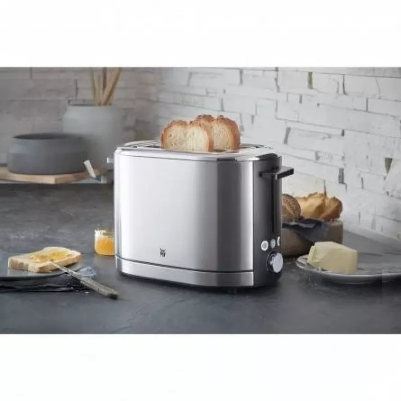 Toaster WMF Bueno Pro 6 — 2-Scheiben, 870 W, Silber/Schwarz