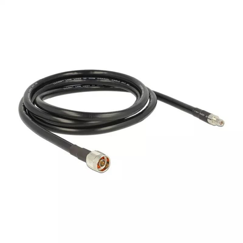 Koaxialkabel DeLOCK 2m N/RP-SMA CFD400 LLC400