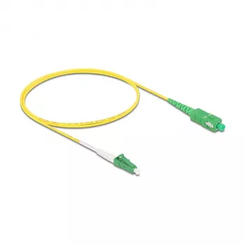 DeLOCK 83235 InfiniBand-Glasfaserkabel 1m LC SC OS2 Gelb
