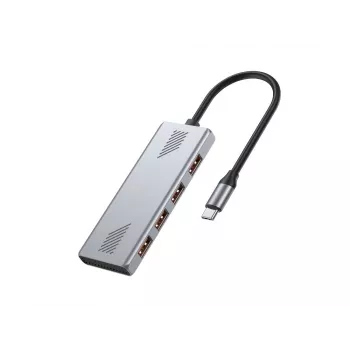 Gembird UHB-CM-U310-A4-01 USB-C-Hub, 4x USB-A 3.2 Gen 2