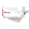 Tastaturhalterung MACLEAN MC-156 W — verstellbare Untertisch-Ablage, max. Belastung 5 kg