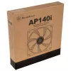 Kühlgebläse SILVERSTONE SST-AP140I 140 mm, schwarz, Geräuschpegel 30,1 dB