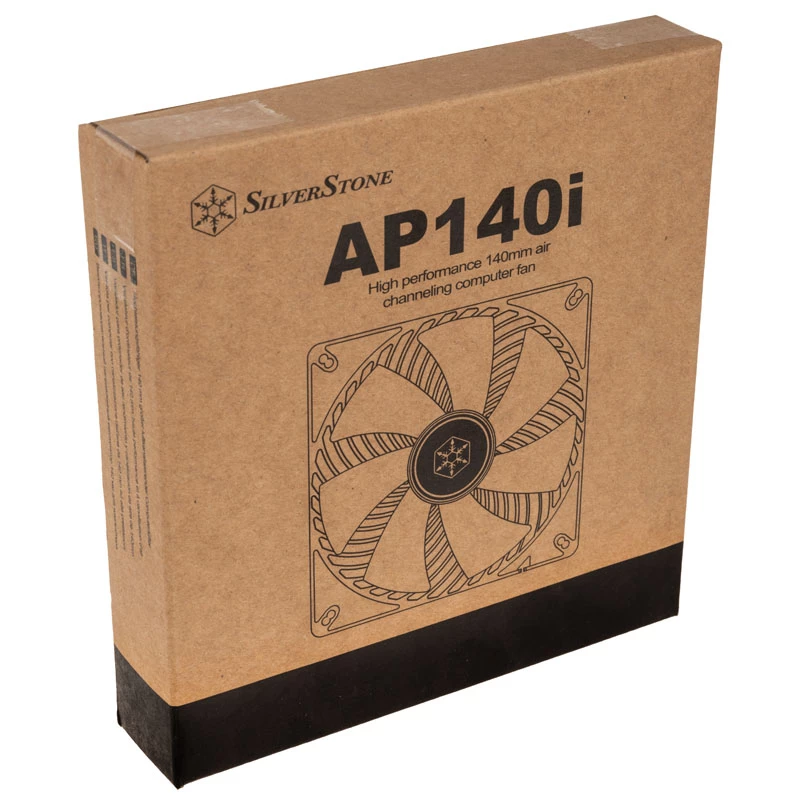 Kühlgebläse SILVERSTONE SST-AP140I 140 mm, schwarz, Geräuschpegel 30,1 dB