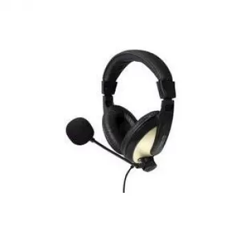 LogiLink HS0011A – Callcenter/Büro – binaural – Kopfbügel – Schwarz – Kabelgebunden – 3,5 mm (1/8 inch) (HS0011A)