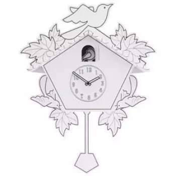 NeXtime Uhr 2999 Cuck a Do It Yourself, 40 x 55 cm, Wand, Weiß