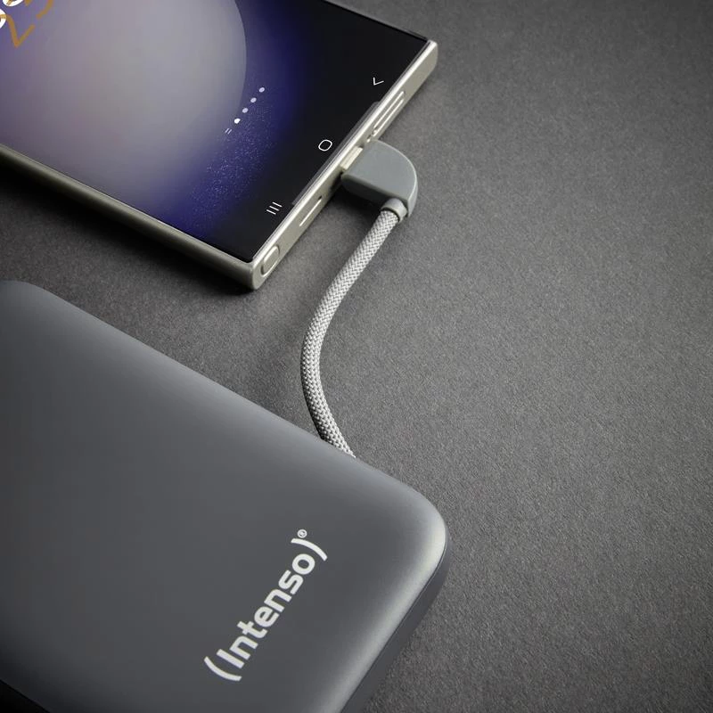 Powerbank USB 10000 mAh/Grau S10000 7333034 Intenso