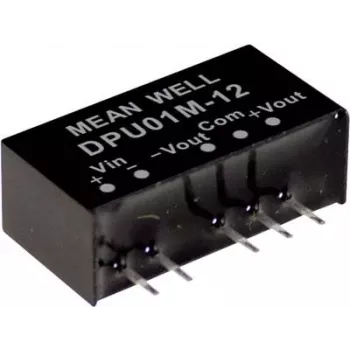Netzteil MEAN WELL DPU01N-12 1W Eingang 21,6–26,4V Ausgang 15V