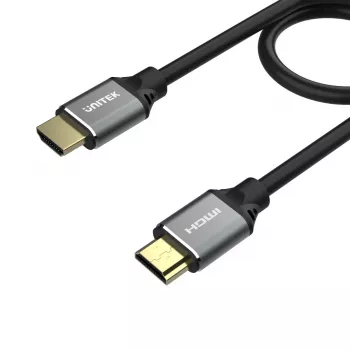 HDMI-Kabel Unitek C137W 1,5 m, HDMI 2.1, 48 Gbit/s, 4K/8K 2160p, 120 Hz, ARC, Ethernet, goldbeschichtet