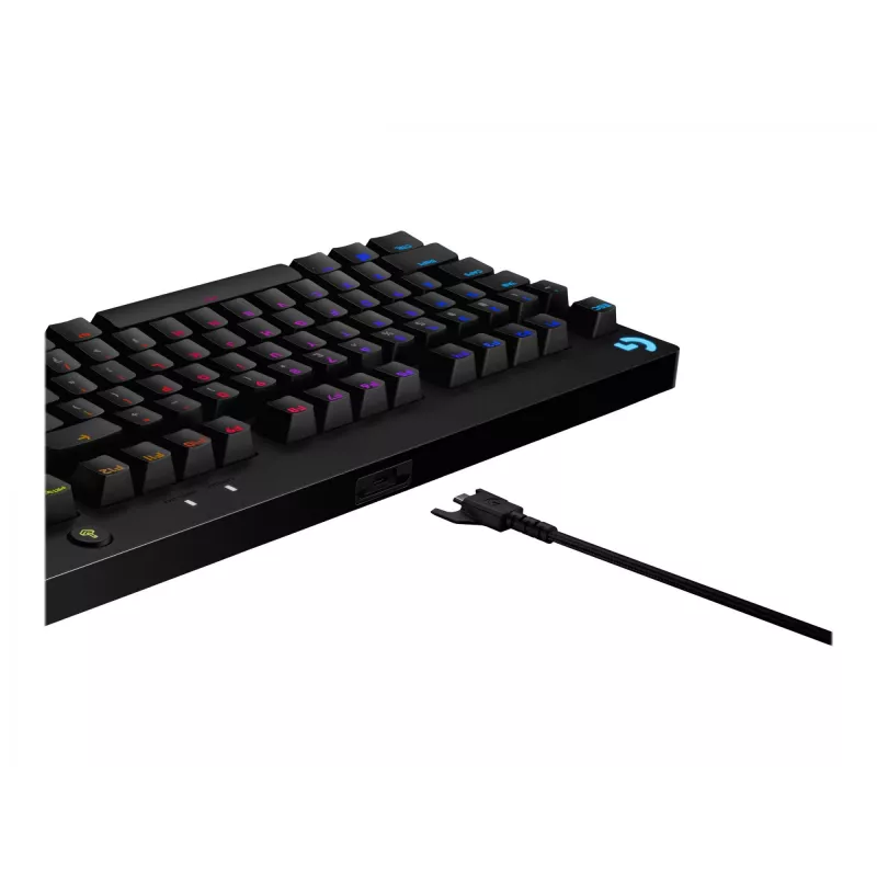 Logitech G PRO Gaming Tastatur - Tastatur - QWERTY - Spanisch - Schwarz (920-010593)