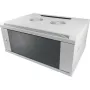 Wandmontierter Rackschrank ALLNET ALL-SMC6412GRAU 12U, 50 kg Tragfähigkeit, Schlüsselschloss, grau