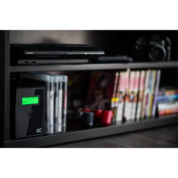 Green Cell UPS01LCD USV unterbrechungsfreie Stromversorgung Line-Interactive 0,6 kVA 360 W 2 Steckdosen