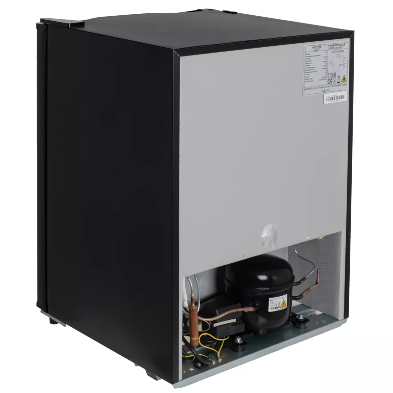 Adler Kühlschrank | AD 8097 | Energieeffizienzklasse E | freistehend | Kühlraum | Höhe 63,2 cm | Kühlfach-Nettoinhalt 58 l | 39 dB | Schwarz