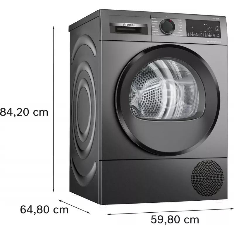 Bosch WQG245DXSN Wärmepumpentrockner 9 kg