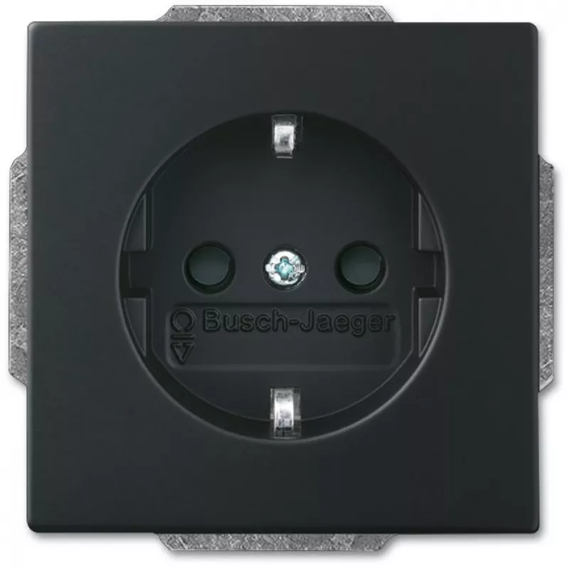 Steckdose Busch-Jaeger 2011-0-3883 CEE 7/3 2P+E 16 A 250 V Schwarz