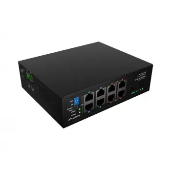 Netzwerk-Switch LANBERG ILGE-8P-2S-120 Light Industrial PoE 4xBT 4xAT 2xSFP DIN Unmanaged Gigabit