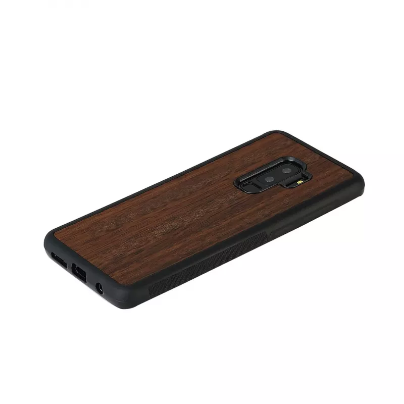 Smartphone-Hülle Mann und Holz für Galaxy S9 Plus, Koala-Muster, schwarz