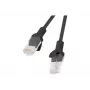 Netzwerkkabel LANBERG PCU5-10CC-0025-BK RJ-45 Cat5e U/UTP 0,25 m Schwarz