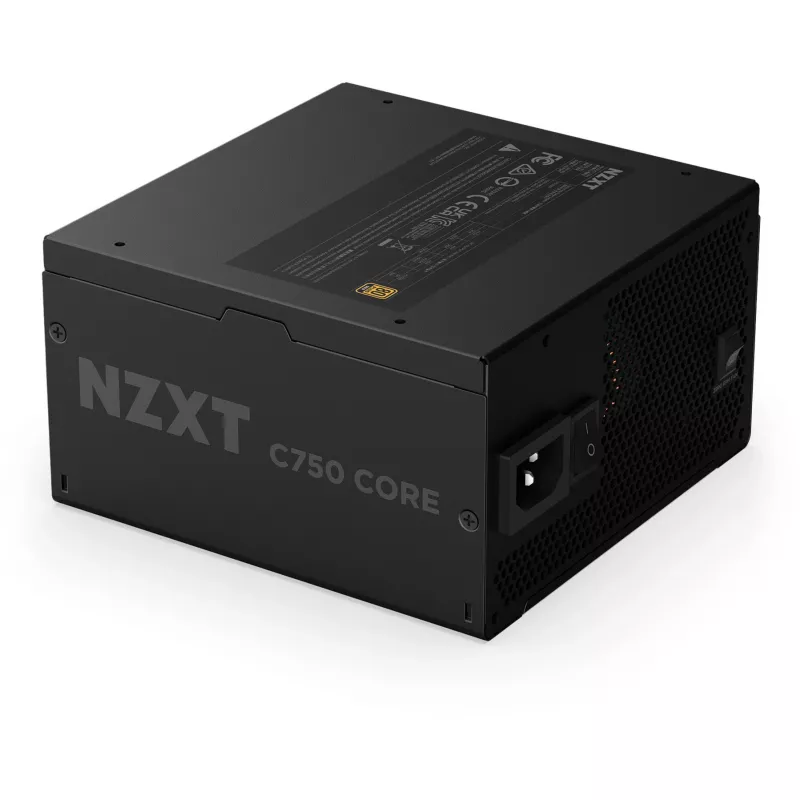 C750 GOLD CORE, PC-Netzteil schwarz, 1x 12-Pin High Power GPU, 3x PCIe, Kabelmanagement, 750 Watt