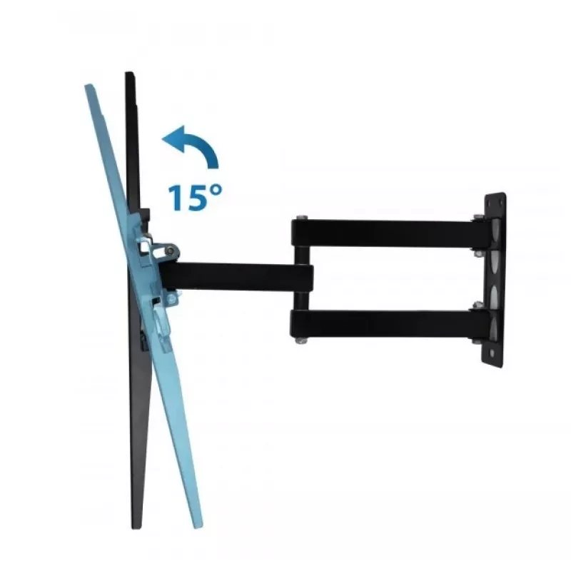 TV-Wandhalterung ESPERANZA ERW016 für 70-Zoll-Fernseher, schwarz, 45 kg Kapazität, VESA 75x75–400x400, neigbar 15°