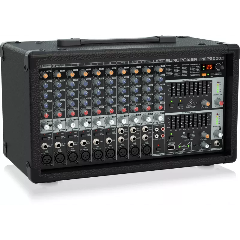 Behringer PMP2000D Audiomixer 14 Kanäle 2000W Schwarz