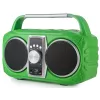 Radiowecker PRIME3 Prime3 APR71GR Neon — Wecker mit FM-Radio und LED-Anzeige