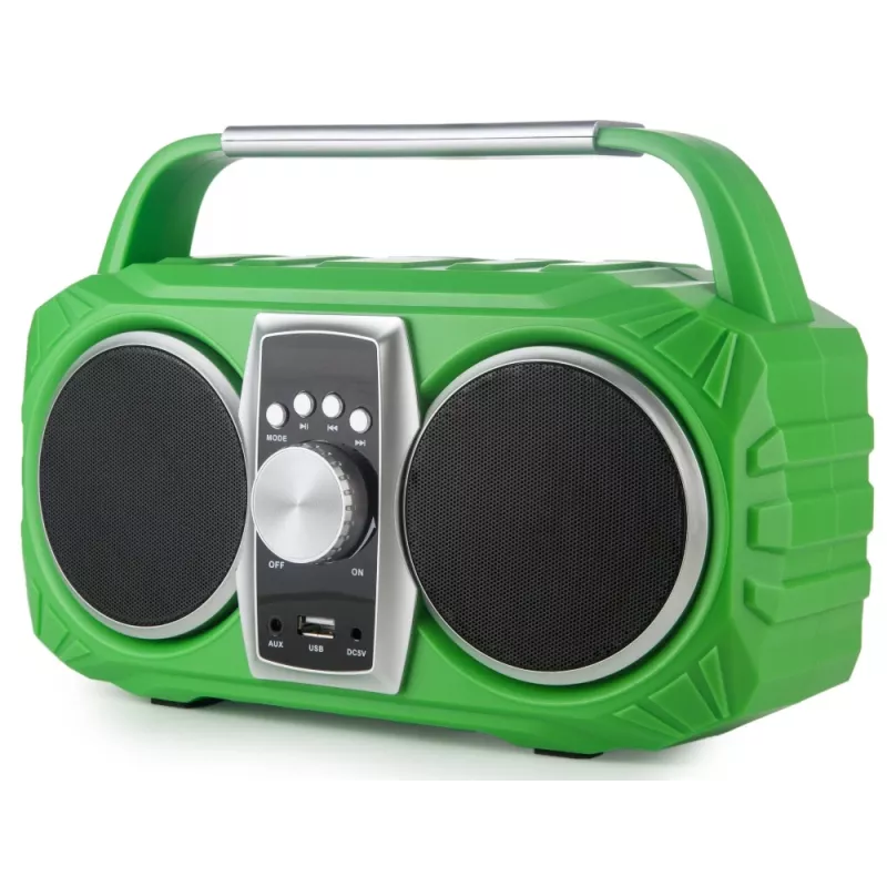 Radiowecker PRIME3 Prime3 APR71GR Neon — Wecker mit FM-Radio und LED-Anzeige