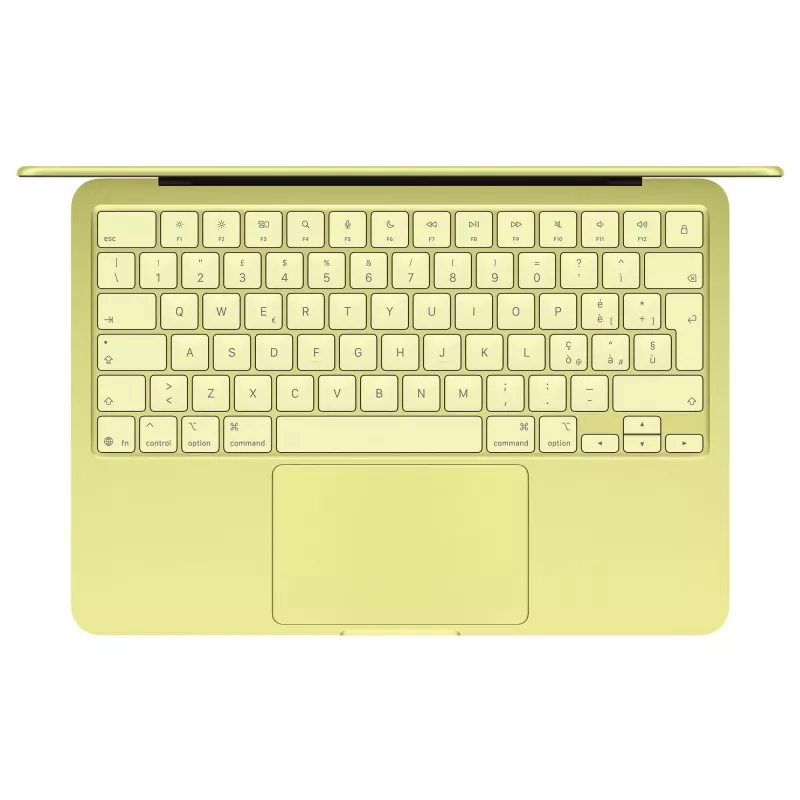 Apple MacBook Neo A18 Pro Chip mit 6-Kern CPU und 5-Kern GPU, 8 GB, 256 GB SSD - Citrus