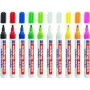 Kreidemarker Edding 4095 Schwarz Blau Grün Orange Pink Rot Weiß Gelb 10 Stk.