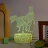 Tisch-LED-Lampe MANTA SNL117RGB RGB 3D-Dinosaurier-Licht-Dekoration