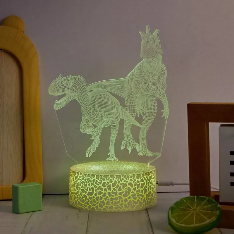 Tisch-LED-Lampe MANTA SNL117RGB RGB 3D-Dinosaurier-Licht-Dekoration