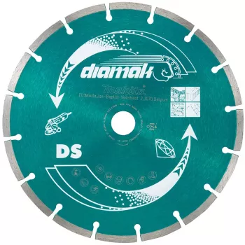 Makita Diamak - Diamant-Trennscheibe - für Beton, Marmor, Schiefer, Weichziegel, Zementblock - 115 mm (D-61123)