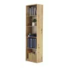 Bücherregal Top e shop R50 ARTISAN — Eichenfinish, 5 Regalböden, Spanplattenrahmen