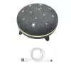 Tragbarer Lautsprecher MANTA SPK03-GR Szumi-GO — grün, Bluetooth, Baby-Schlafgeräusche, Timer, RGB-Hintergrundbeleuchtung, 12,5×7,5×12,5 cm