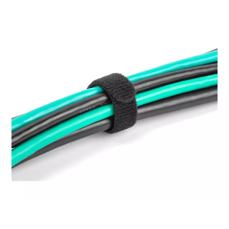 Klett-Kabelbinder DeLOCK 19010 150x12mm schwarz 10 Stück