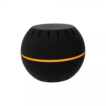 Shelly H&T, Feuchtigkeits- und Temperatursensor kabellos, kompakt, WiFi, Hygrometer, Heimautomation, iOS Android App – Schwarz