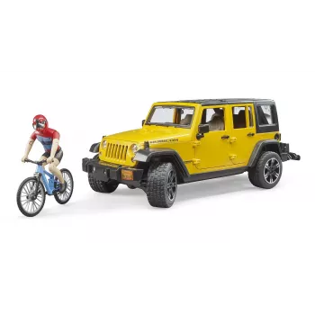 Jeep-Spielzeug BRUDER 02543 für Mountainbike- und Radfahrer-Thema, ABS, mehrfarbig, ab 4 Jahren