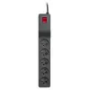 LESTAR ZX 510 G-A K.:CZ 5,0M Überspannungsschutz Schwarz 5 AC-Ausgänge 230 V 5 m