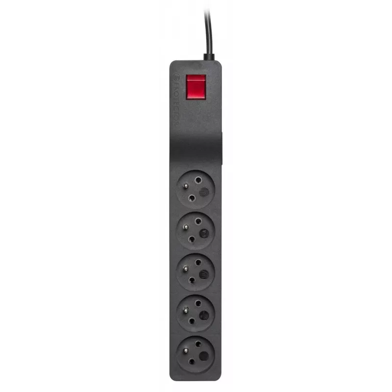 LESTAR ZX 510 G-A K.:CZ 5,0M Überspannungsschutz Schwarz 5 AC-Ausgänge 230 V 5 m