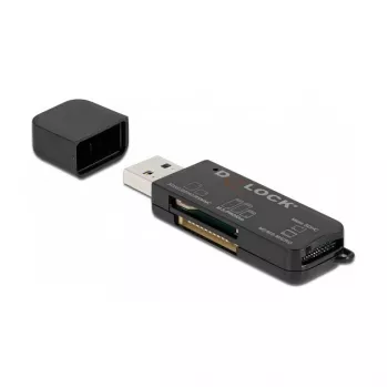 Kartenleser DeLOCK SuperSpeed USB für SD Micro SD MS