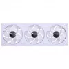 360mm ARGB PWM Radiator Fan Kit Jonsbo ZB-360 weiß — 3x120mm PWM ARGB Lüfter für Wasserkühlungsradiatoren