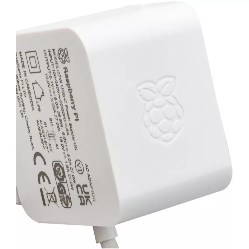 Raspberry Pi SC1152 Netzteil und Spannungswandler Innenbereich 27 W Weiß (SC1152)