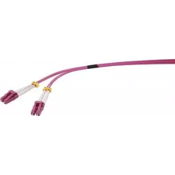 Renkforce RF-4942830 Glasfaser-LWL-Verbindungskabel [1x LC-Stecker - 1x LC-Stecker] 50/125 µ Multimode OM4 1,00 m (RF-4942830)