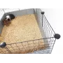 C&C Modular Käfig 3x2 110x75 cm Meerschweinchen, Igel, silbergrau
